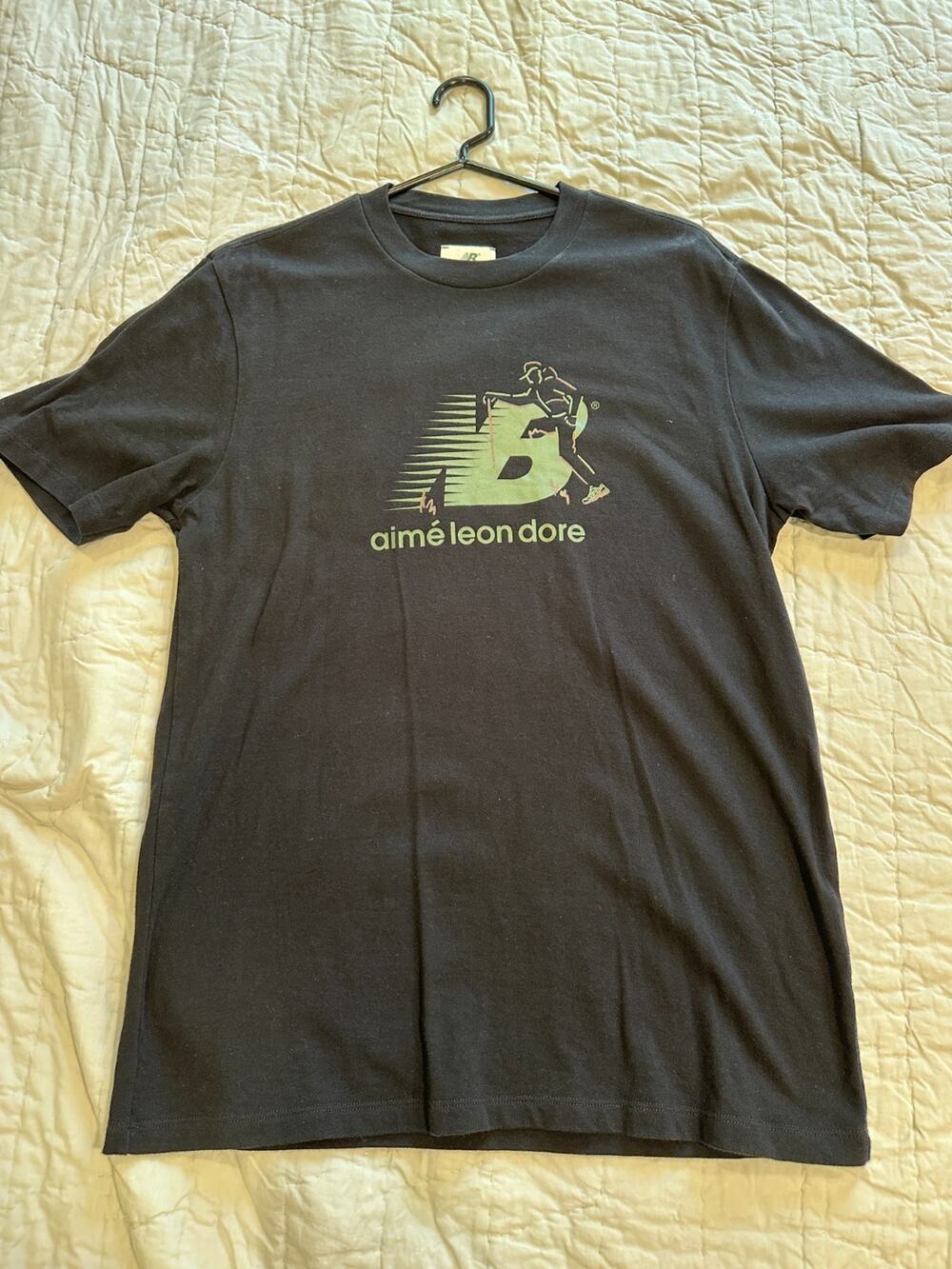 Aimé Leon Dore x New Balance T Shirt - Black NB 993 Graphic FW21 - Medium